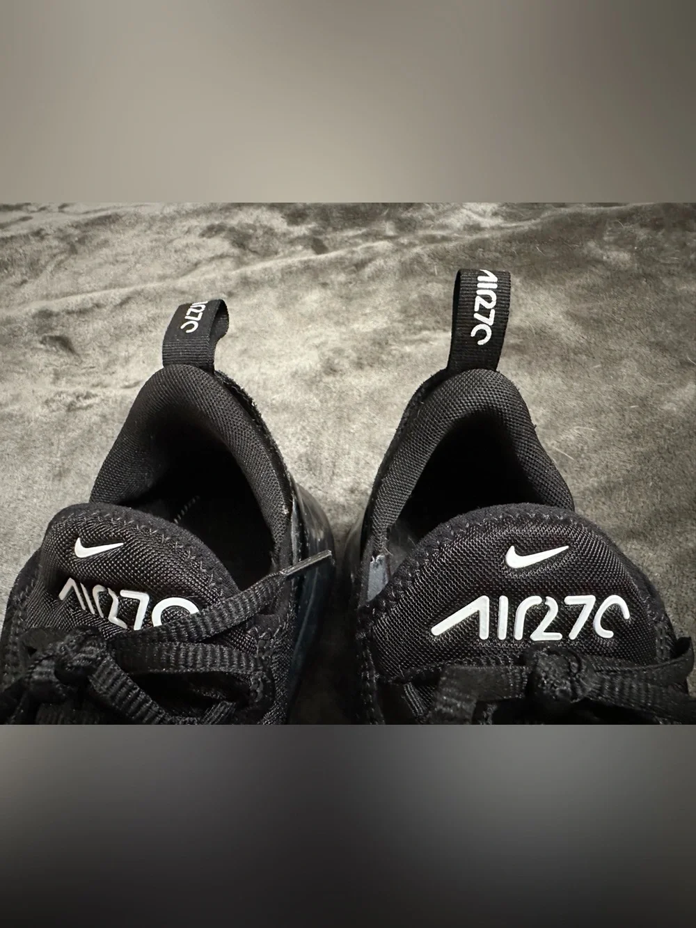 Nike Black & White Air Max 270 Athletic Sneakers